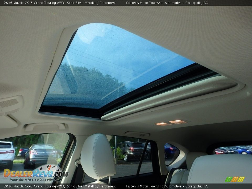 2016 Mazda CX-5 Grand Touring AWD Sonic Silver Metallic / Parchment Photo #20