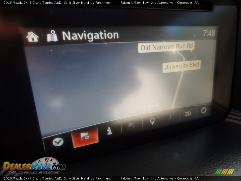 2016 Mazda CX-5 Grand Touring AWD Sonic Silver Metallic / Parchment Photo #21