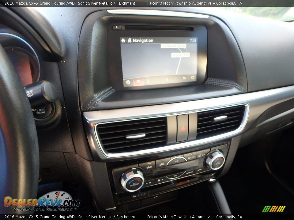 2016 Mazda CX-5 Grand Touring AWD Sonic Silver Metallic / Parchment Photo #22