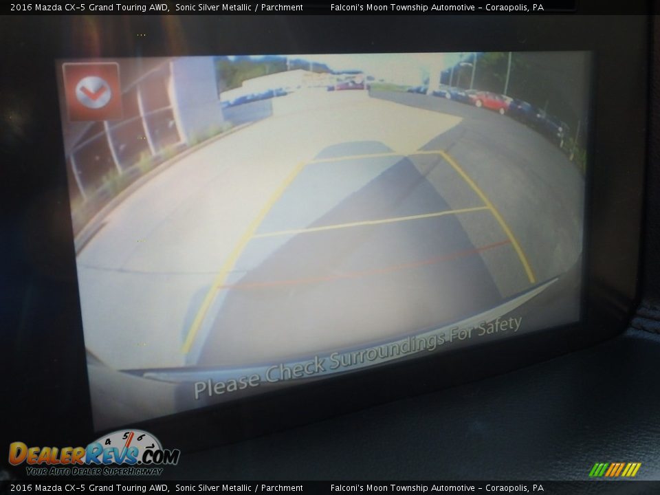 2016 Mazda CX-5 Grand Touring AWD Sonic Silver Metallic / Parchment Photo #25