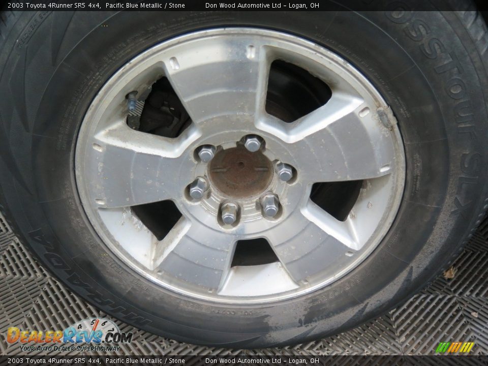 2003 Toyota 4Runner SR5 4x4 Pacific Blue Metallic / Stone Photo #23