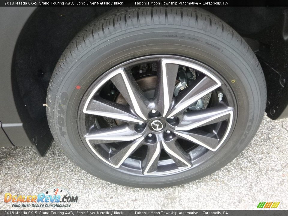 2018 Mazda CX-5 Grand Touring AWD Sonic Silver Metallic / Black Photo #7
