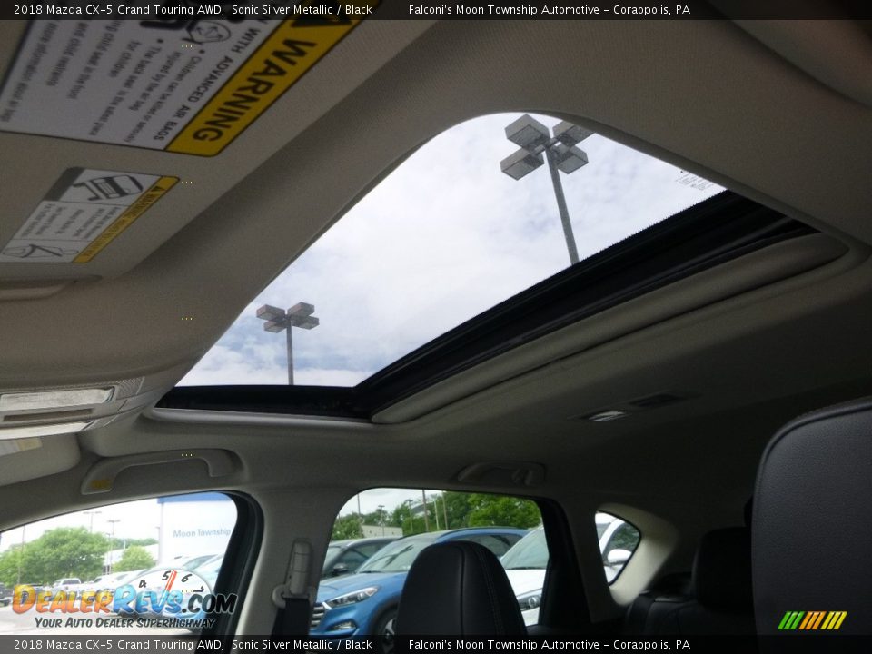 2018 Mazda CX-5 Grand Touring AWD Sonic Silver Metallic / Black Photo #12
