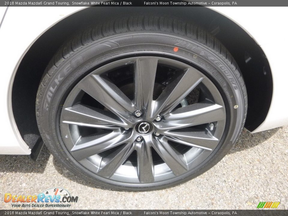 2018 Mazda Mazda6 Grand Touring Snowflake White Pearl Mica / Black Photo #7