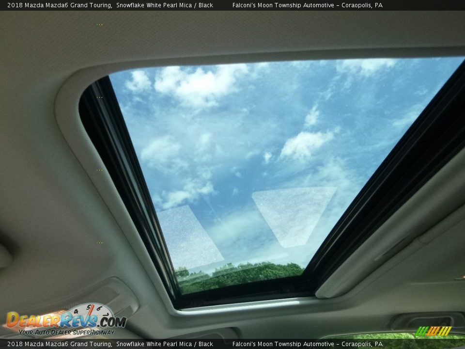 2018 Mazda Mazda6 Grand Touring Snowflake White Pearl Mica / Black Photo #13