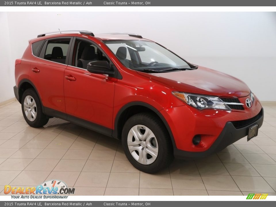 2015 Toyota RAV4 LE Barcelona Red Metallic / Ash Photo #1
