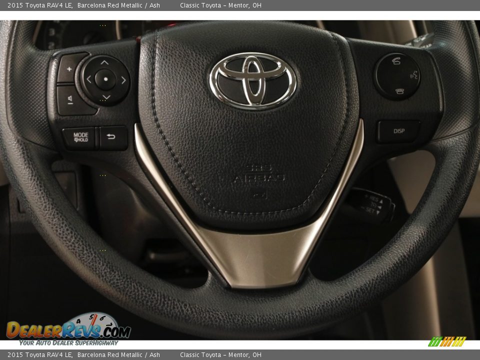 2015 Toyota RAV4 LE Barcelona Red Metallic / Ash Photo #6