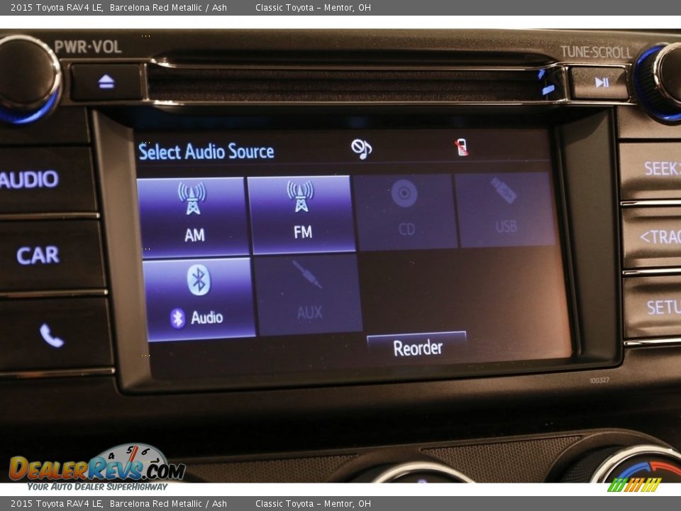 2015 Toyota RAV4 LE Barcelona Red Metallic / Ash Photo #9