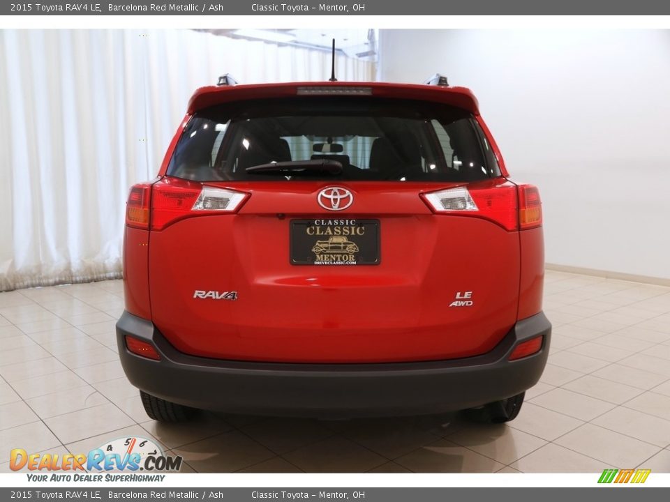 2015 Toyota RAV4 LE Barcelona Red Metallic / Ash Photo #16