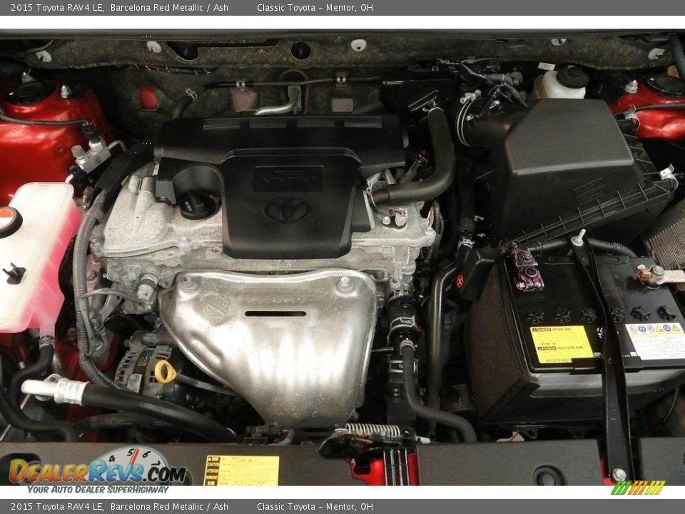 2015 Toyota RAV4 LE Barcelona Red Metallic / Ash Photo #17