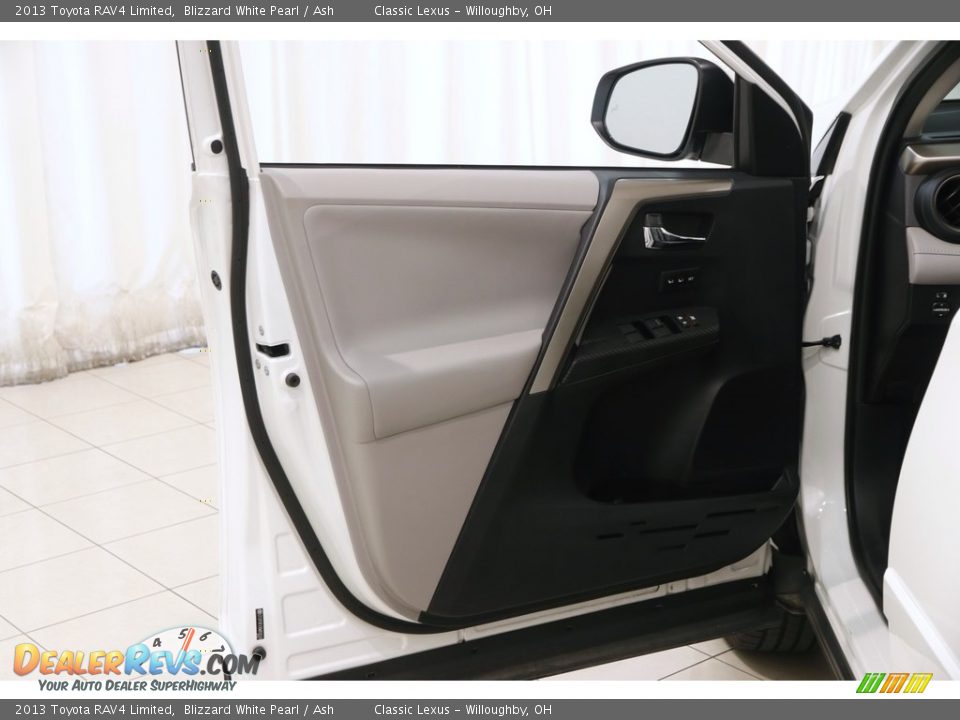 2013 Toyota RAV4 Limited Blizzard White Pearl / Ash Photo #4