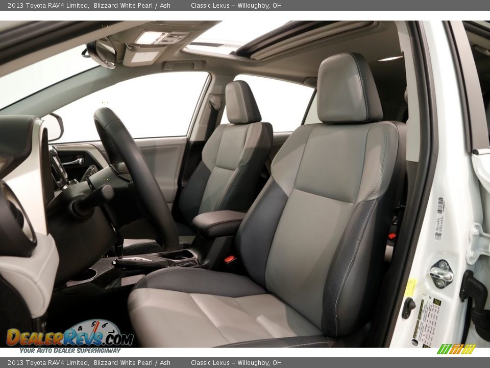 2013 Toyota RAV4 Limited Blizzard White Pearl / Ash Photo #5