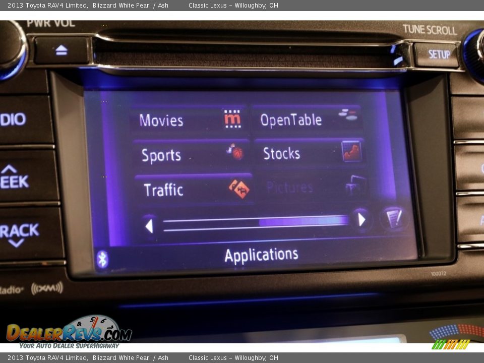 2013 Toyota RAV4 Limited Blizzard White Pearl / Ash Photo #11