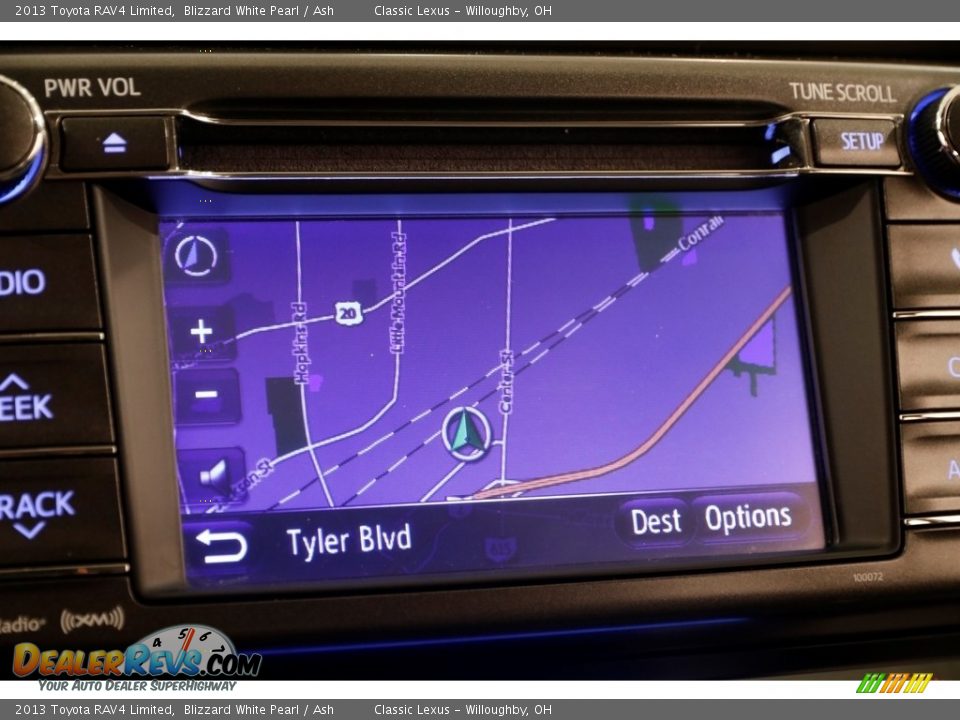 2013 Toyota RAV4 Limited Blizzard White Pearl / Ash Photo #12