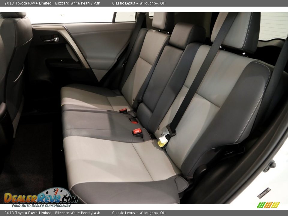 2013 Toyota RAV4 Limited Blizzard White Pearl / Ash Photo #17