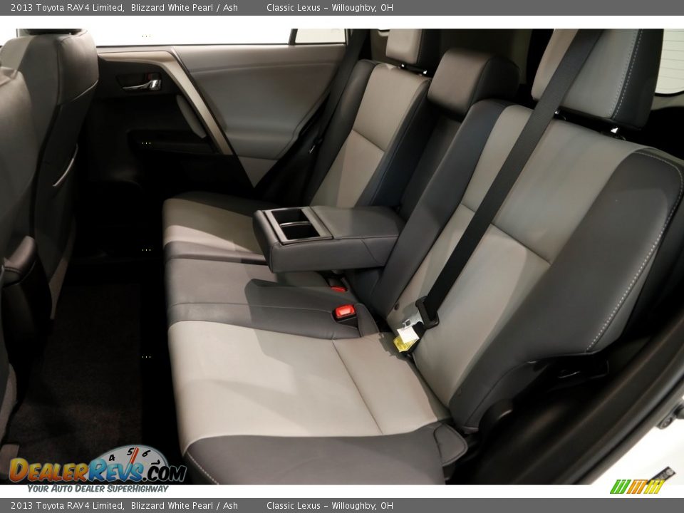 2013 Toyota RAV4 Limited Blizzard White Pearl / Ash Photo #18