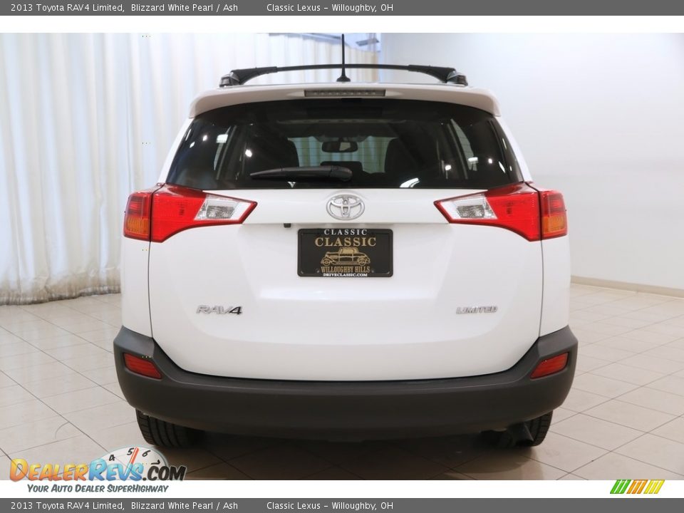 2013 Toyota RAV4 Limited Blizzard White Pearl / Ash Photo #19