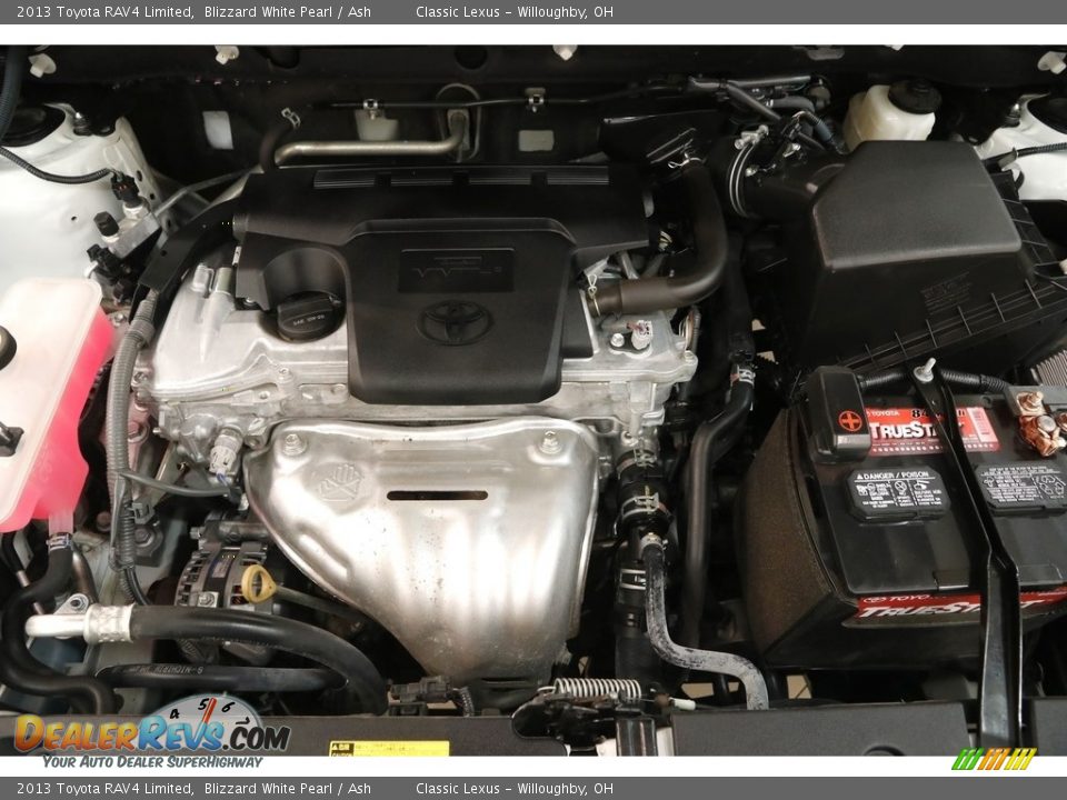 2013 Toyota RAV4 Limited Blizzard White Pearl / Ash Photo #20