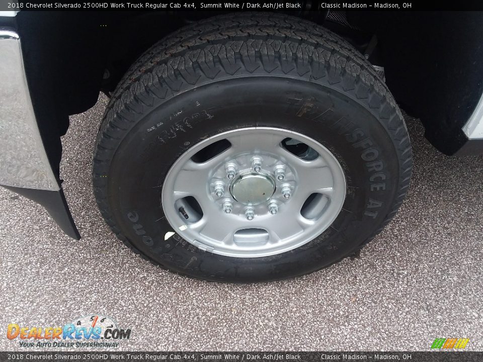 2018 Chevrolet Silverado 2500HD Work Truck Regular Cab 4x4 Summit White / Dark Ash/Jet Black Photo #9
