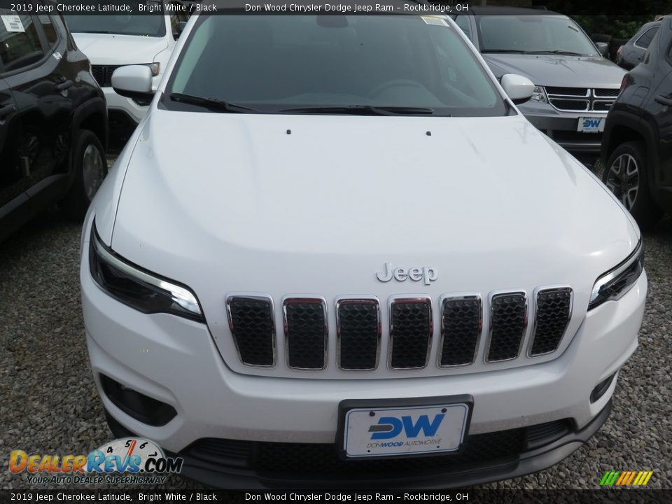2019 Jeep Cherokee Latitude Bright White / Black Photo #5