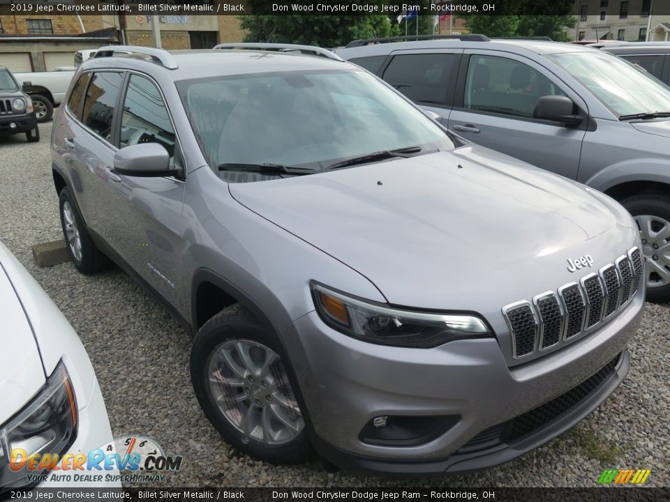 2019 Jeep Cherokee Latitude Billet Silver Metallic / Black Photo #3