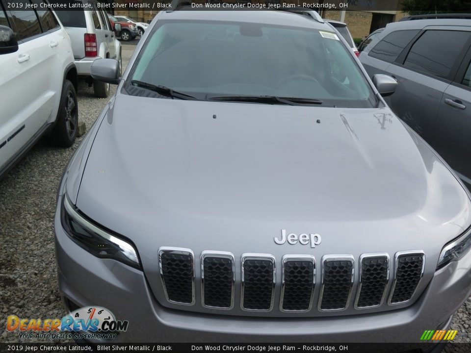 2019 Jeep Cherokee Latitude Billet Silver Metallic / Black Photo #4
