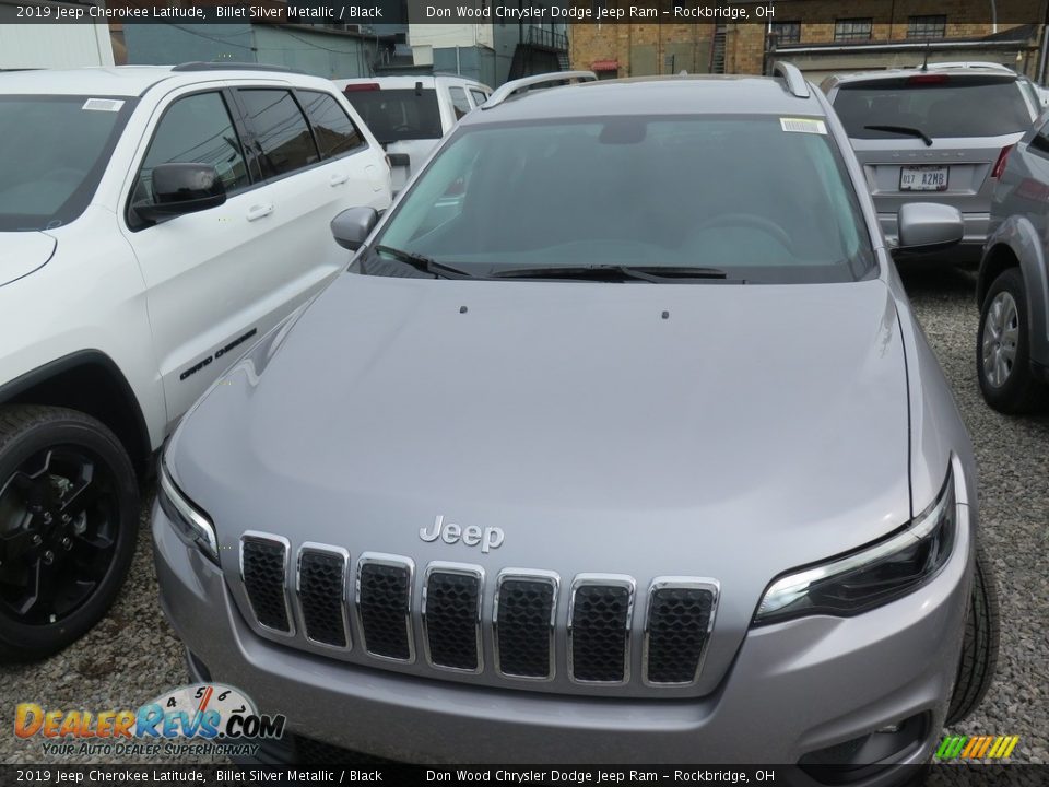 2019 Jeep Cherokee Latitude Billet Silver Metallic / Black Photo #5