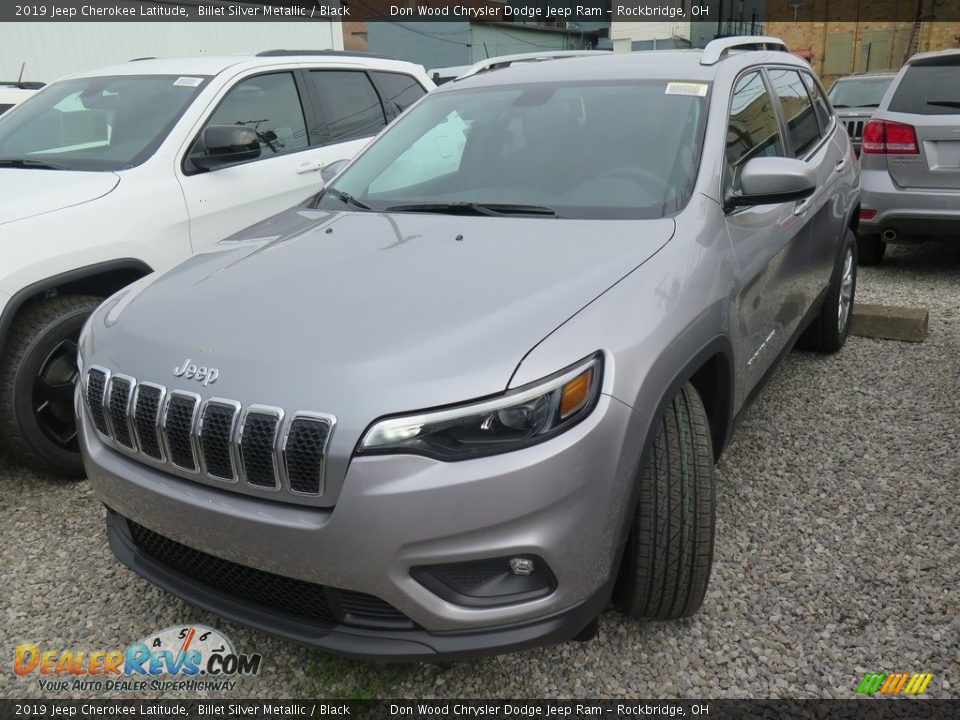 2019 Jeep Cherokee Latitude Billet Silver Metallic / Black Photo #6