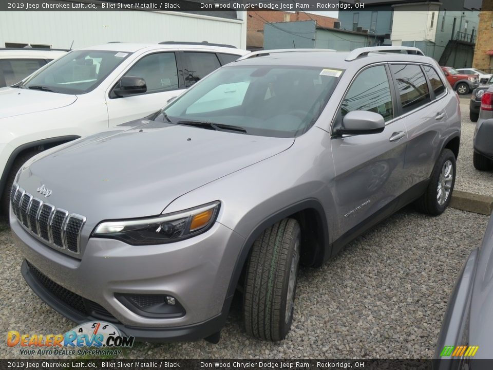 2019 Jeep Cherokee Latitude Billet Silver Metallic / Black Photo #7
