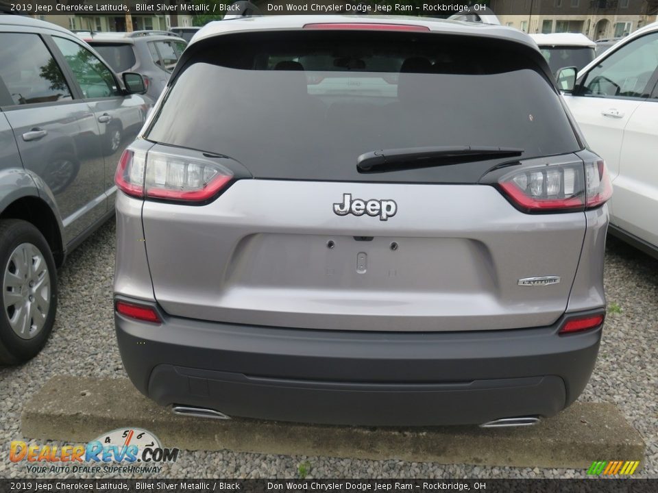 2019 Jeep Cherokee Latitude Billet Silver Metallic / Black Photo #9