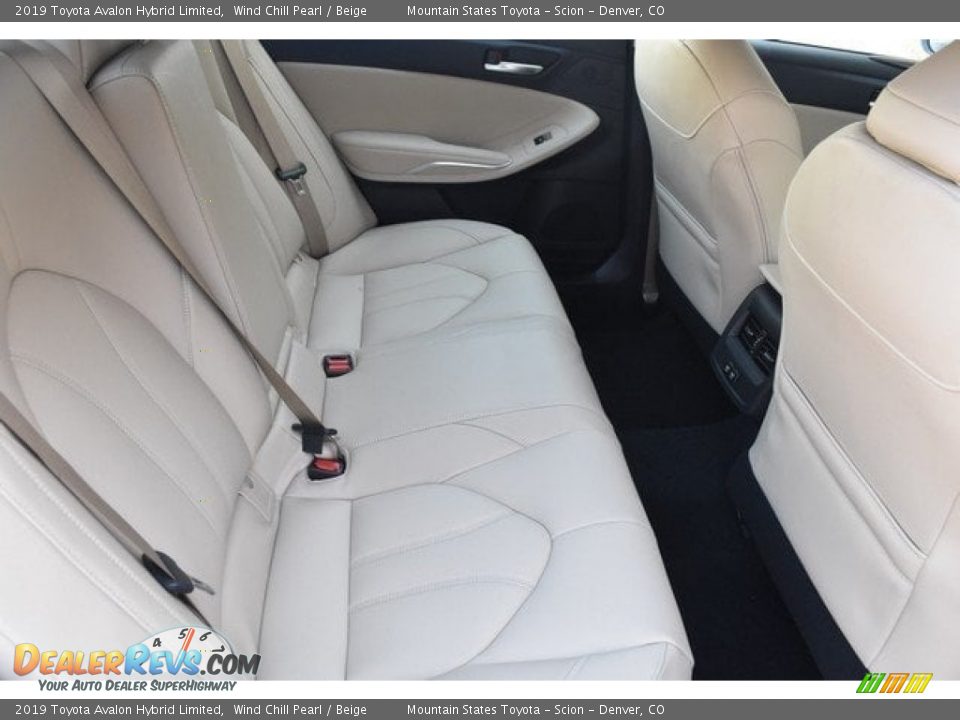 Rear Seat of 2019 Toyota Avalon Hybrid Limited Photo #18