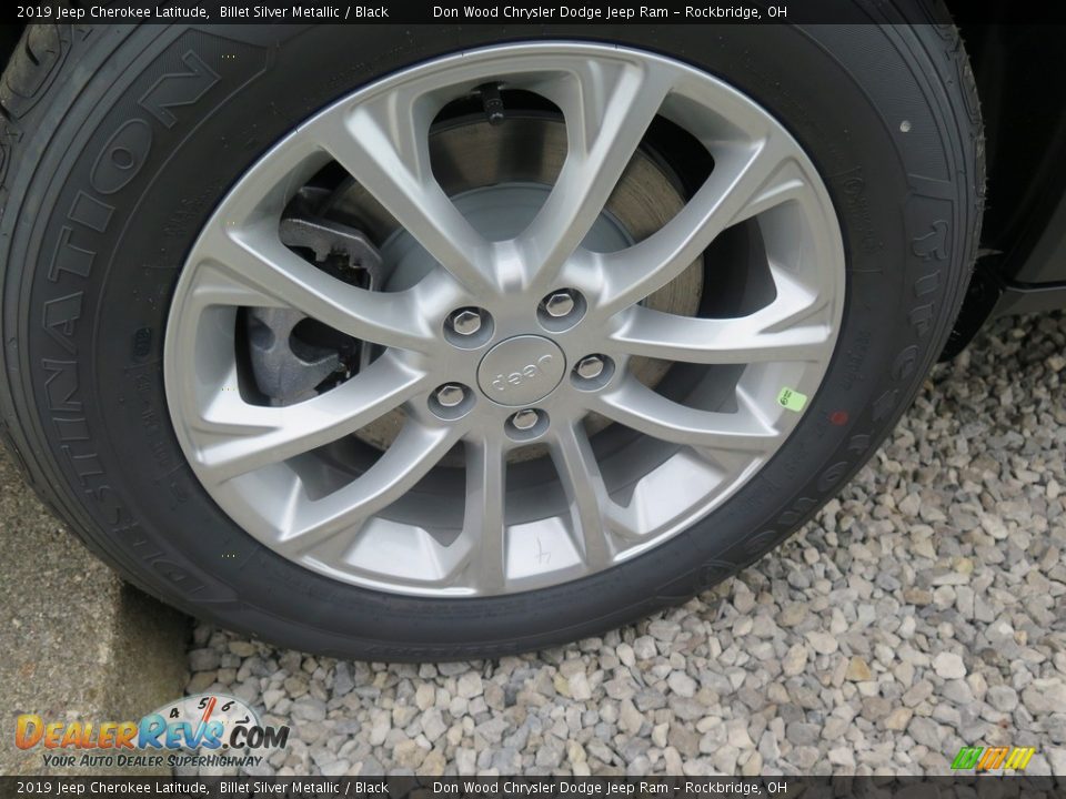 2019 Jeep Cherokee Latitude Billet Silver Metallic / Black Photo #22