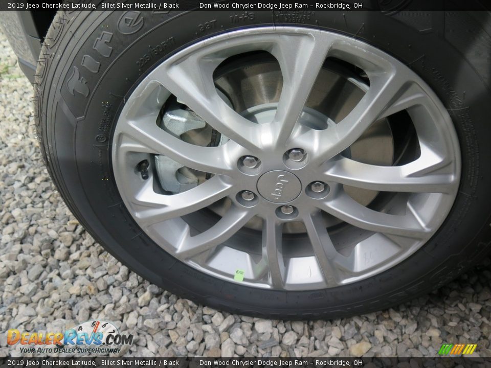 2019 Jeep Cherokee Latitude Billet Silver Metallic / Black Photo #24