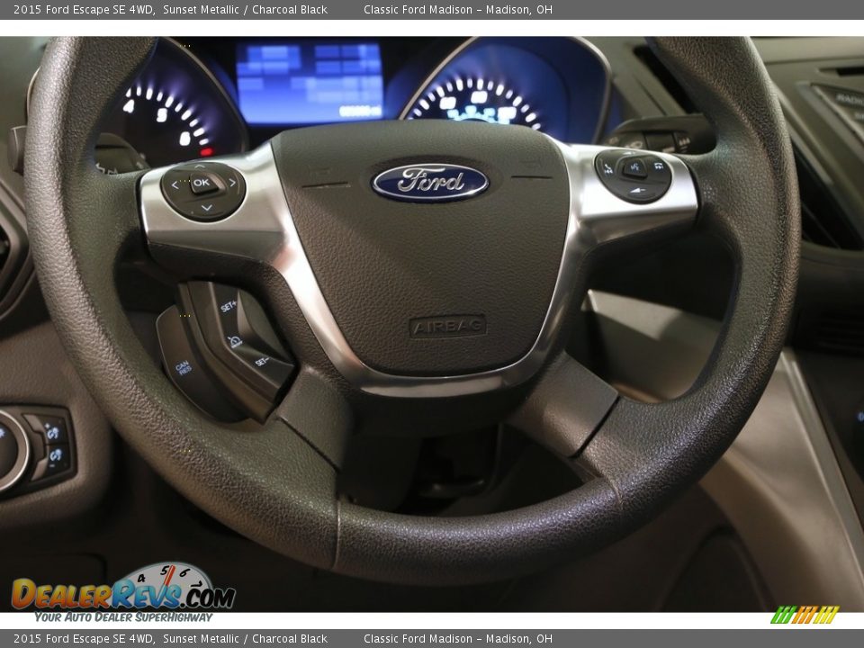 2015 Ford Escape SE 4WD Sunset Metallic / Charcoal Black Photo #6