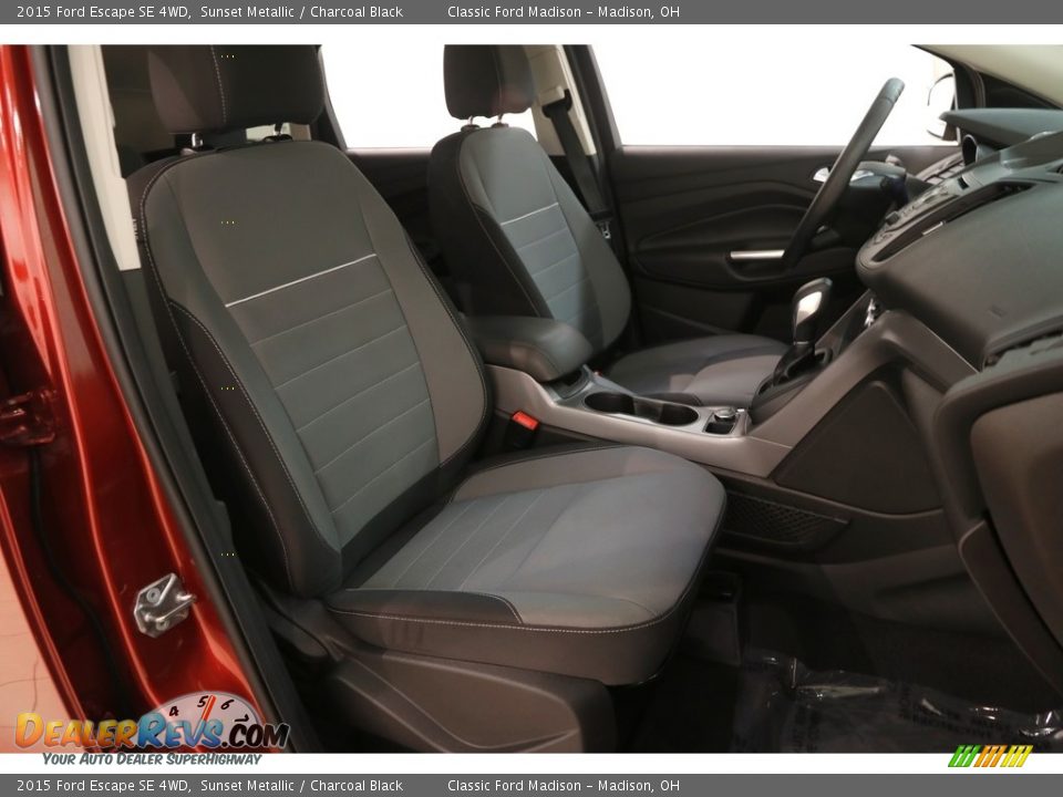 2015 Ford Escape SE 4WD Sunset Metallic / Charcoal Black Photo #12