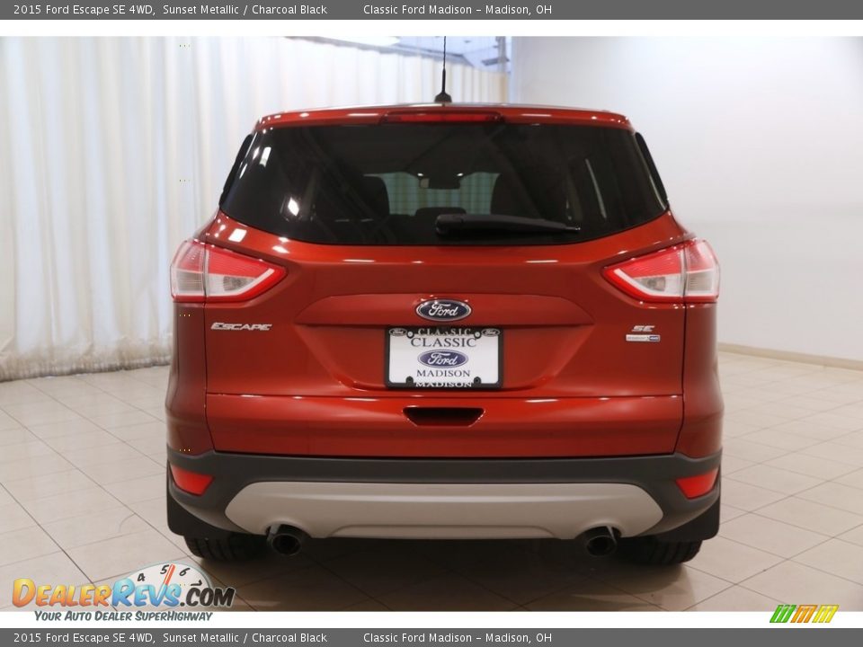 2015 Ford Escape SE 4WD Sunset Metallic / Charcoal Black Photo #15