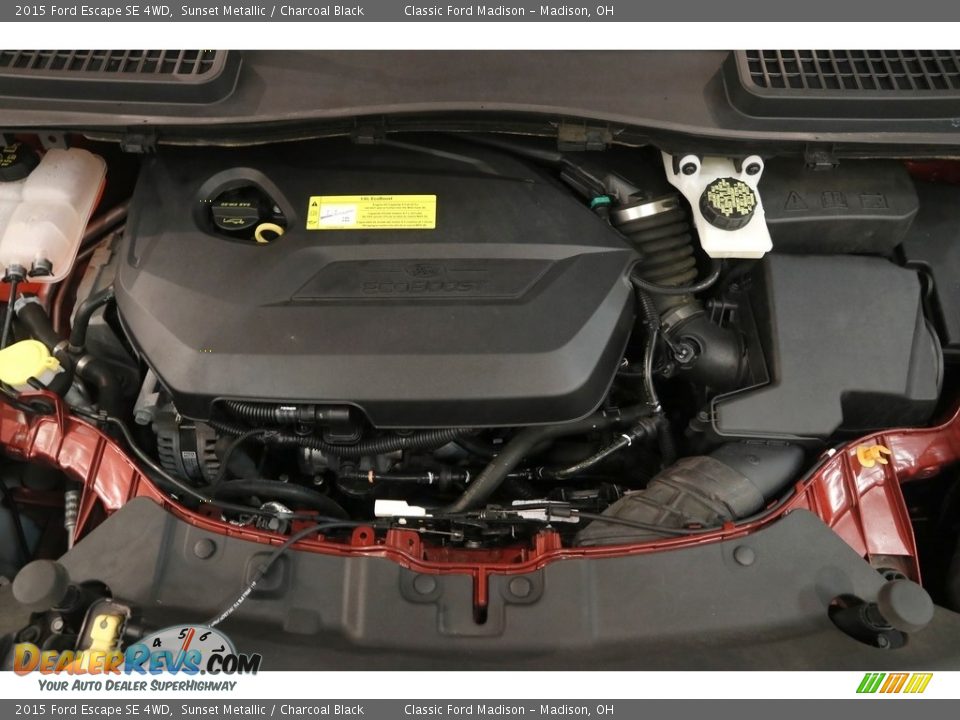 2015 Ford Escape SE 4WD Sunset Metallic / Charcoal Black Photo #16