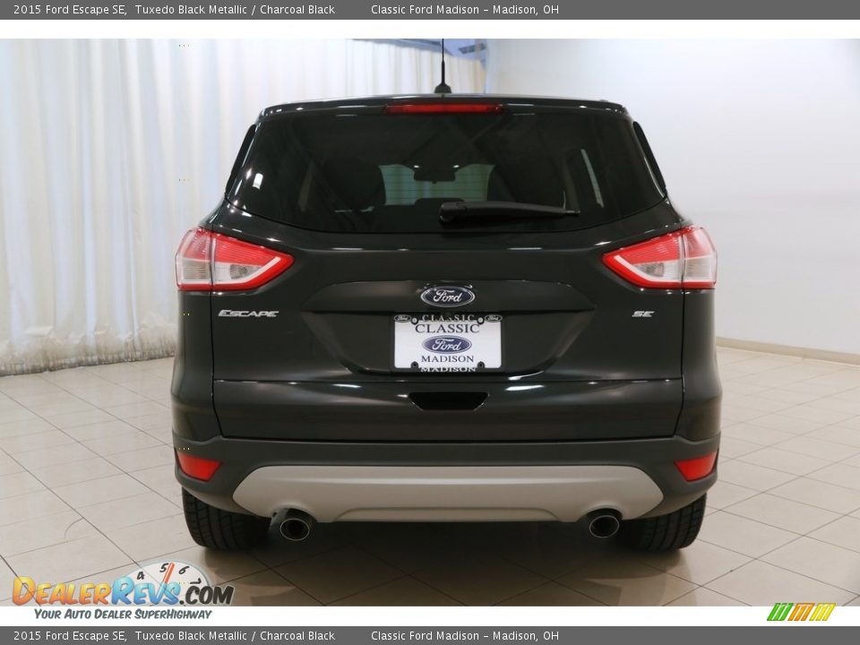 2015 Ford Escape SE Tuxedo Black Metallic / Charcoal Black Photo #15