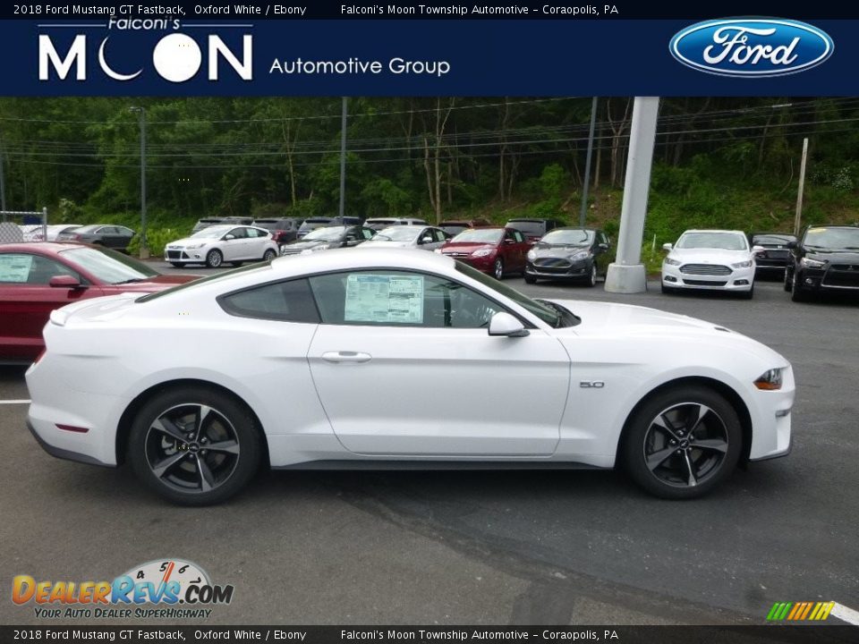 2018 Ford Mustang GT Fastback Oxford White / Ebony Photo #1