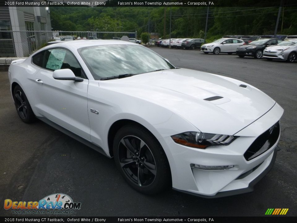 2018 Ford Mustang GT Fastback Oxford White / Ebony Photo #3