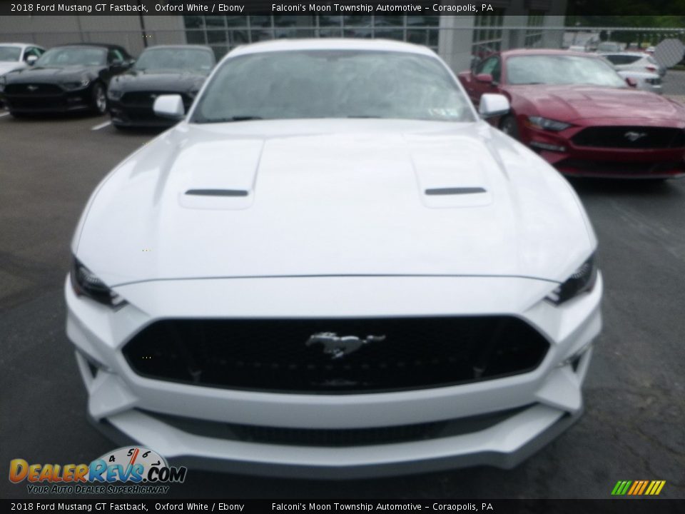 2018 Ford Mustang GT Fastback Oxford White / Ebony Photo #4