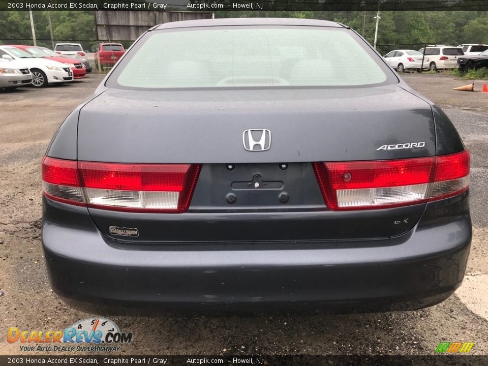 2003 Honda Accord EX Sedan Graphite Pearl / Gray Photo #6