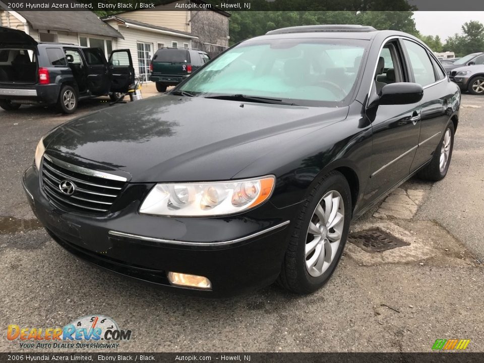 2006 Hyundai Azera Limited Ebony Black / Black Photo #1