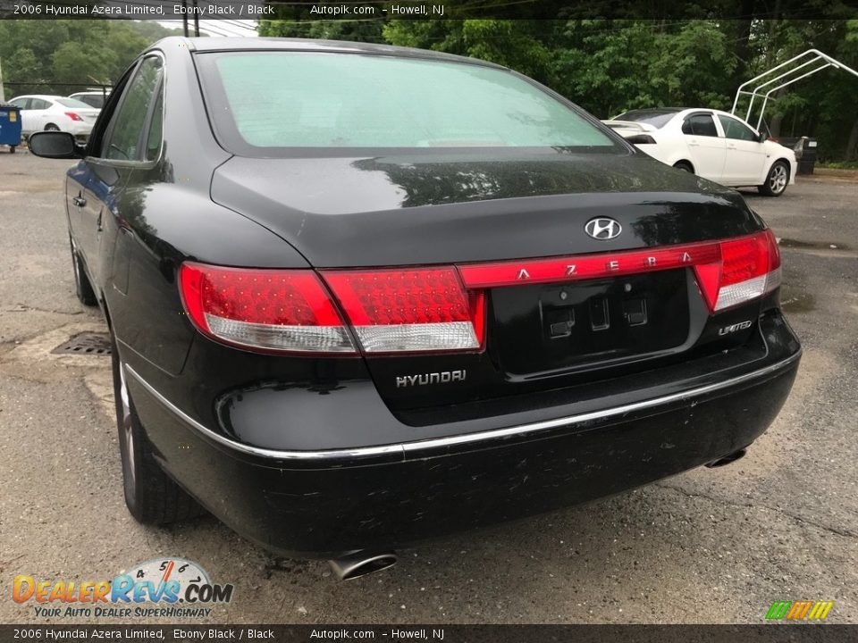 2006 Hyundai Azera Limited Ebony Black / Black Photo #4
