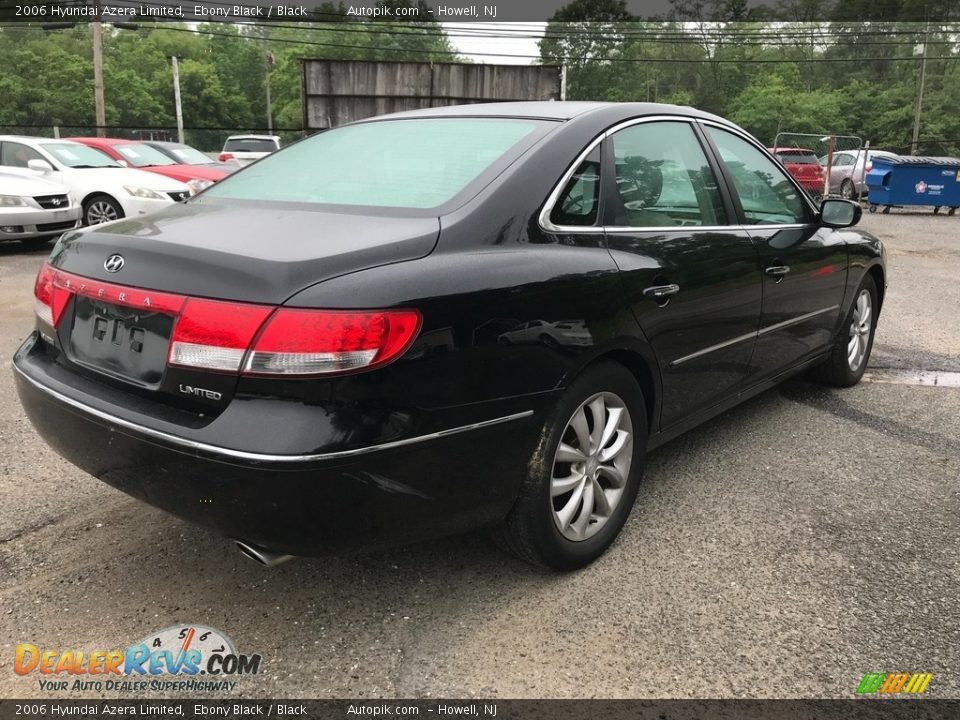 2006 Hyundai Azera Limited Ebony Black / Black Photo #7