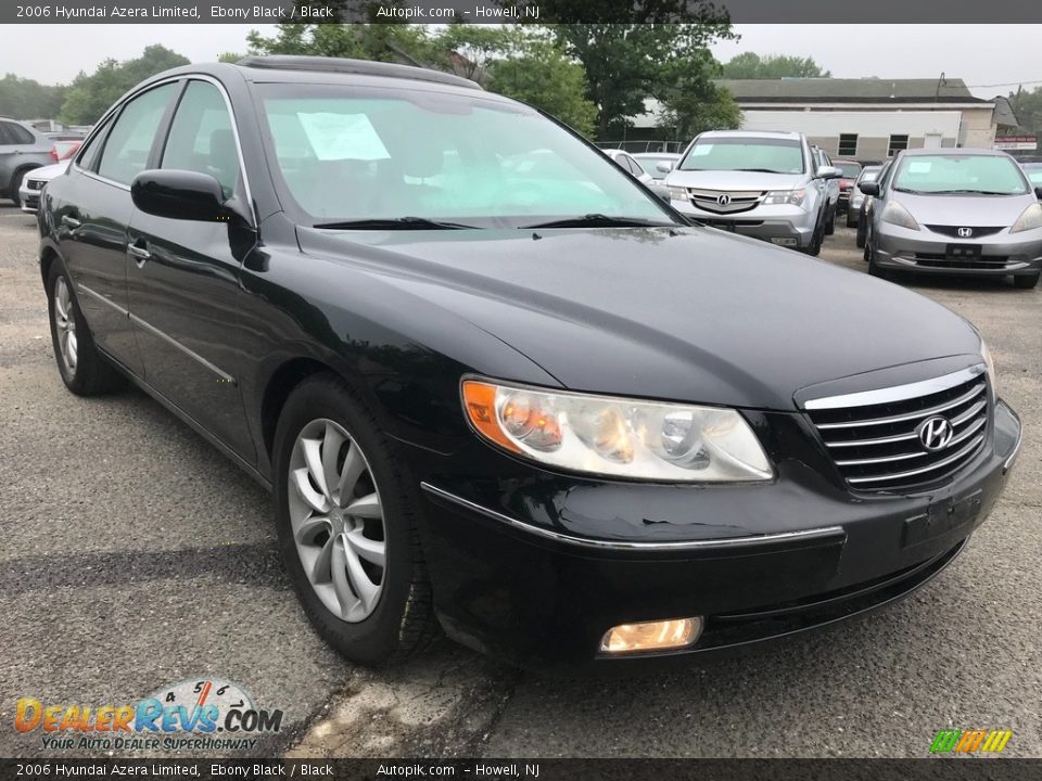 2006 Hyundai Azera Limited Ebony Black / Black Photo #9