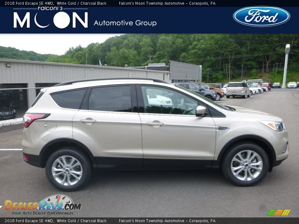2018 Ford Escape SE 4WD White Gold / Charcoal Black Photo #1