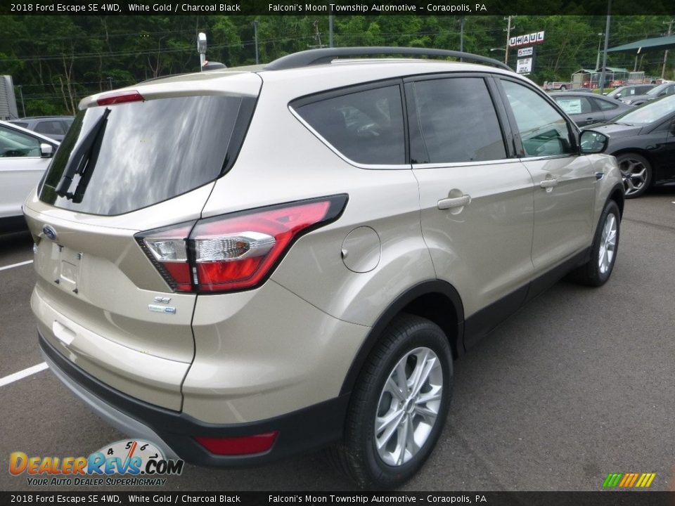 2018 Ford Escape SE 4WD White Gold / Charcoal Black Photo #2