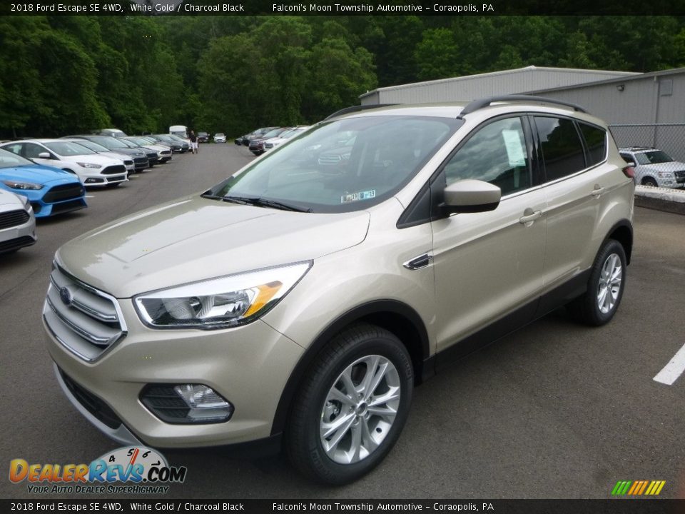 2018 Ford Escape SE 4WD White Gold / Charcoal Black Photo #5