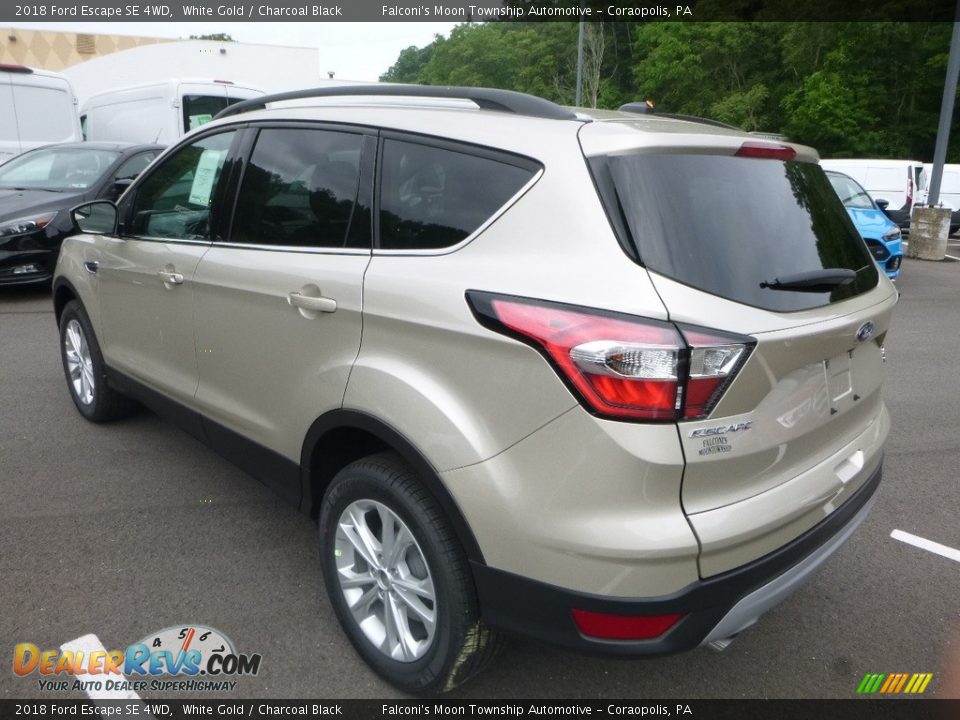 2018 Ford Escape SE 4WD White Gold / Charcoal Black Photo #6